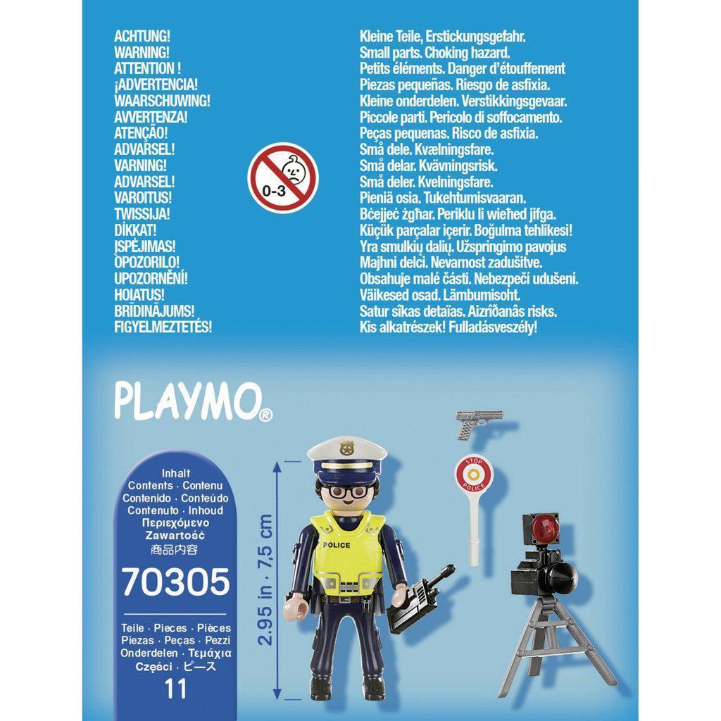 Police Officer with Speed Trap-Playmobil-The Red Balloon Toy Store