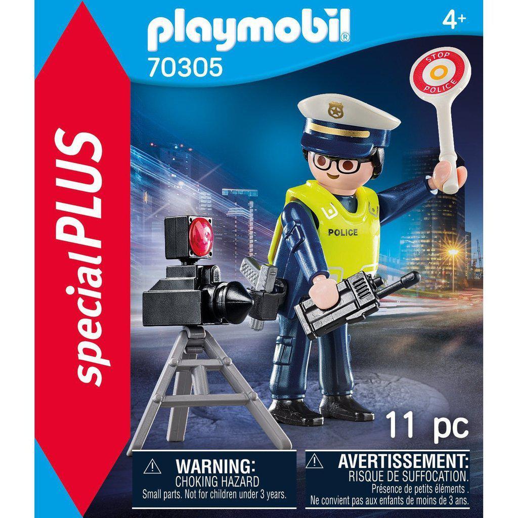 Police Officer with Speed Trap-Playmobil-The Red Balloon Toy Store