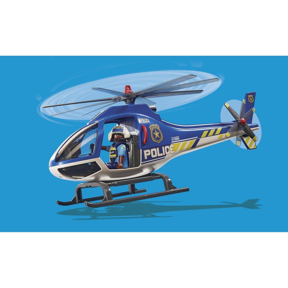 Hélicoptère de police et parachutiste Playmobil City Action 70569
