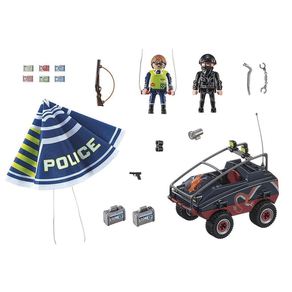 Police Parachute with Amphibious Vehicle - Playmobil – The Red