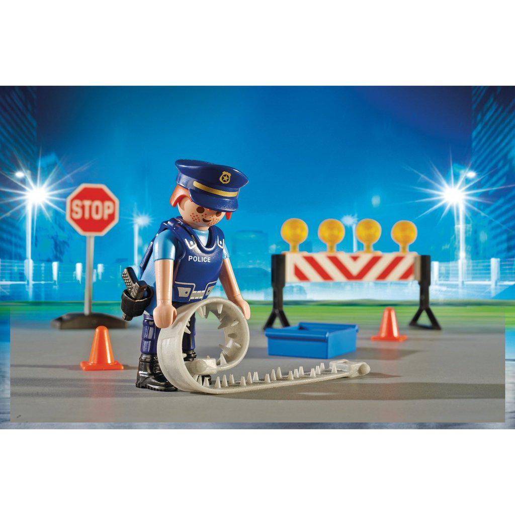 Police Roadblock-Playmobil-The Red Balloon Toy Store