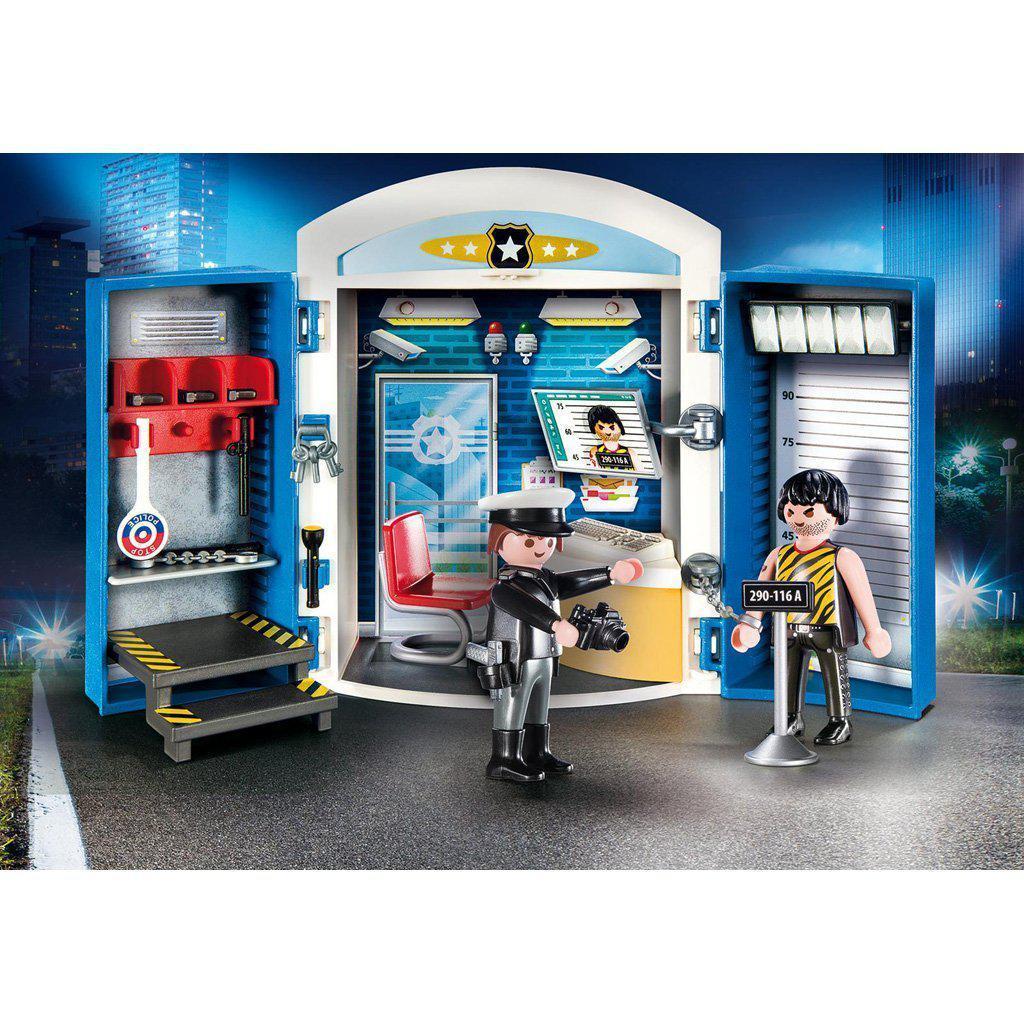 Police Station Play Box-Playmobil-The Red Balloon Toy Store