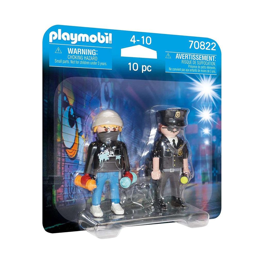 Policeman and Street Artist-Playmobil-The Red Balloon Toy Store