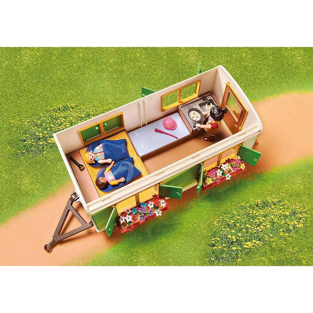 Pony Shelter with Mobile Home-Playmobil-The Red Balloon Toy Store