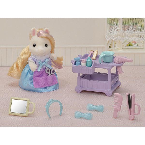 Playmobil Princess Pink Dress Blue Hair Brush Dollhouse Figure