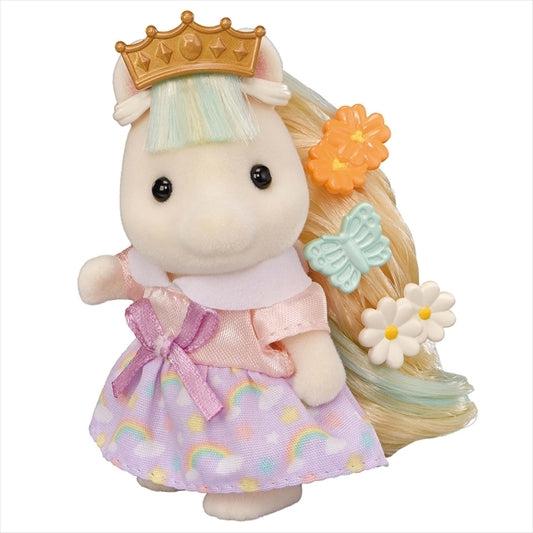 Another hair style for the pony stylist. She has a different crown and lower clips in her hair.