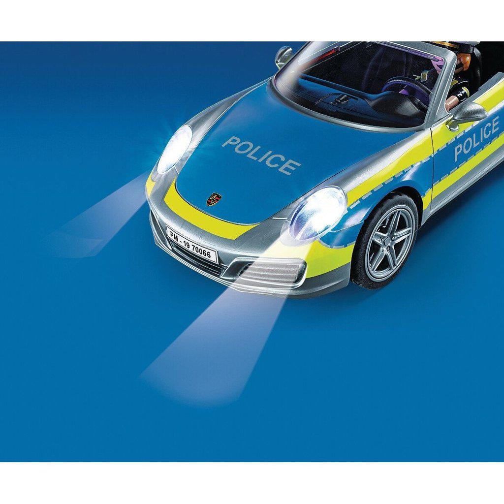 Playmobil® - Porsche 911 carrera 4s police - 70066 - Playmobil® Porsche -  Mini véhicules et circuits - Jeux d'imagination