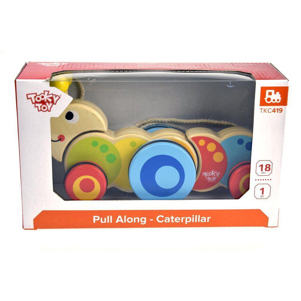 Pull Along-Caterpillar-Tooky Toy-The Red Balloon Toy Store