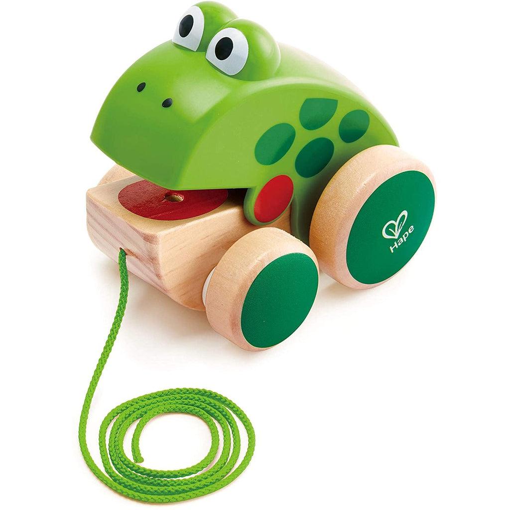 Pull Along Frog-Hape-The Red Balloon Toy Store