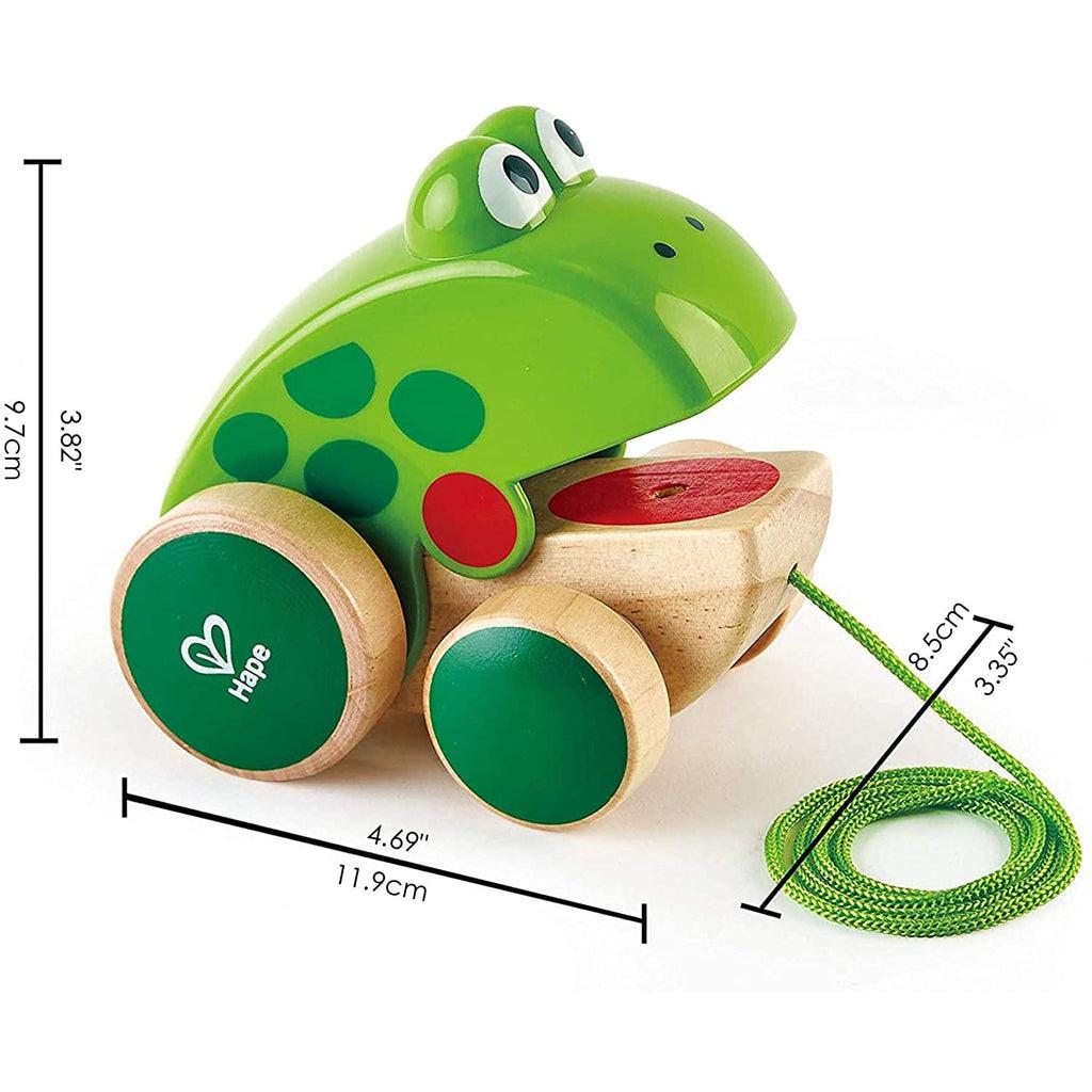 Pull Along Frog-Hape-The Red Balloon Toy Store
