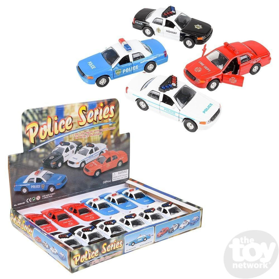 Pull Back Police Car - The Toy Network – The Red Balloon Toy Store