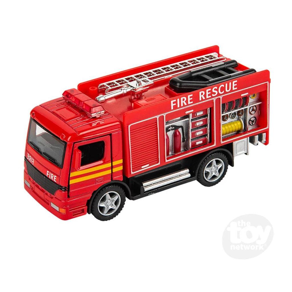 Pull Back Rescue Fire Engine-The Toy Network-The Red Balloon Toy Store