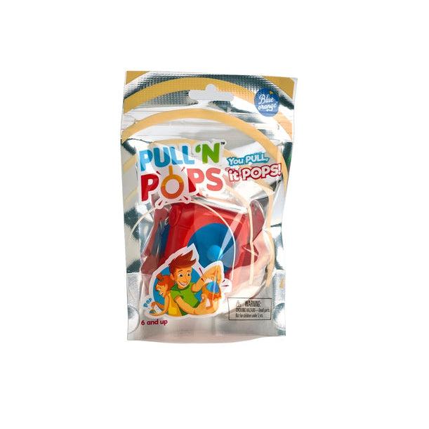 Pull 'N Pop - Big Bubble Keychain Blue Orange Games The Red Balloon Toy Store