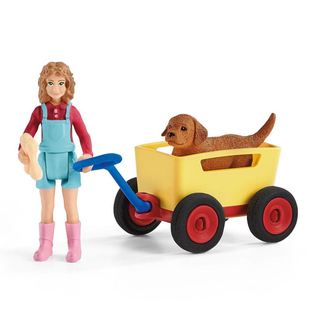 Puppy Wagon Ride-Schleich-The Red Balloon Toy Store