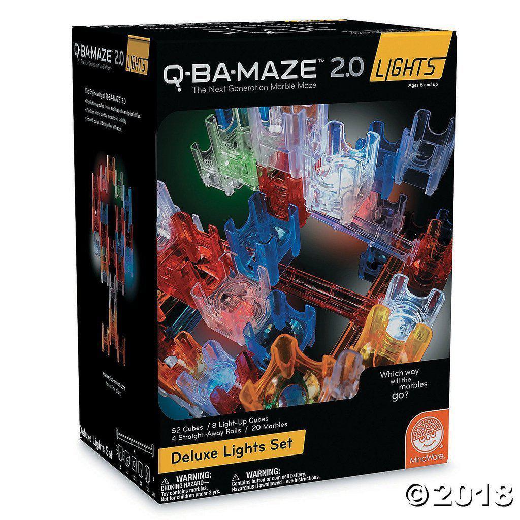 Q-BA-MAZE 2.0: Deluxe Lights Set-Mindware-The Red Balloon Toy Store