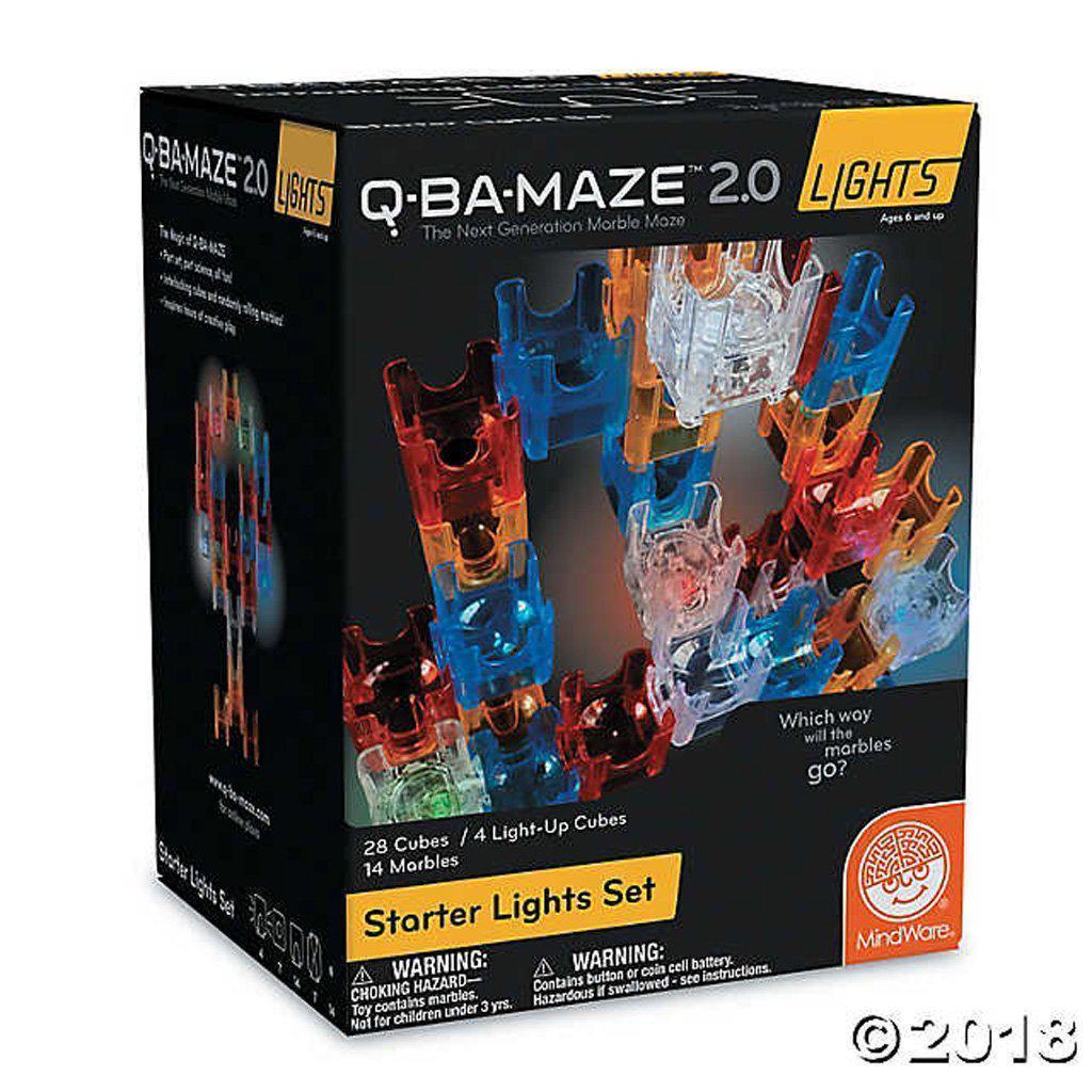 Q-BA-MAZE 2.0: Starter Lights Set-MindWare-The Red Balloon Toy Store
