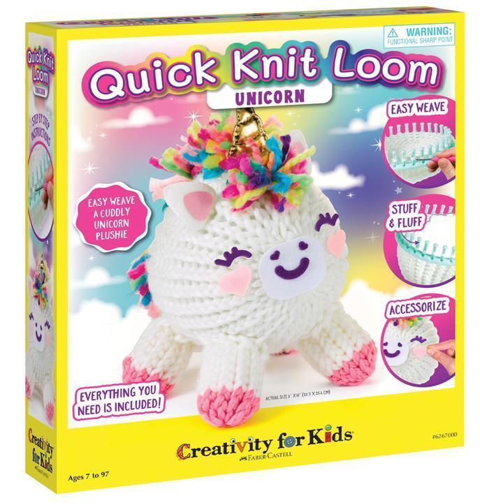 Quick Knit Loom: Unicorn-Creativity for Kids-The Red Balloon Toy Store