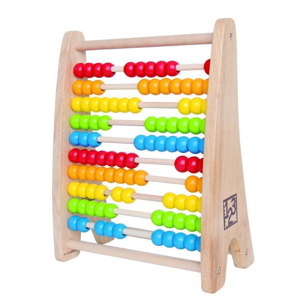 Rainbow Bead Abacus-Hape-The Red Balloon Toy Store