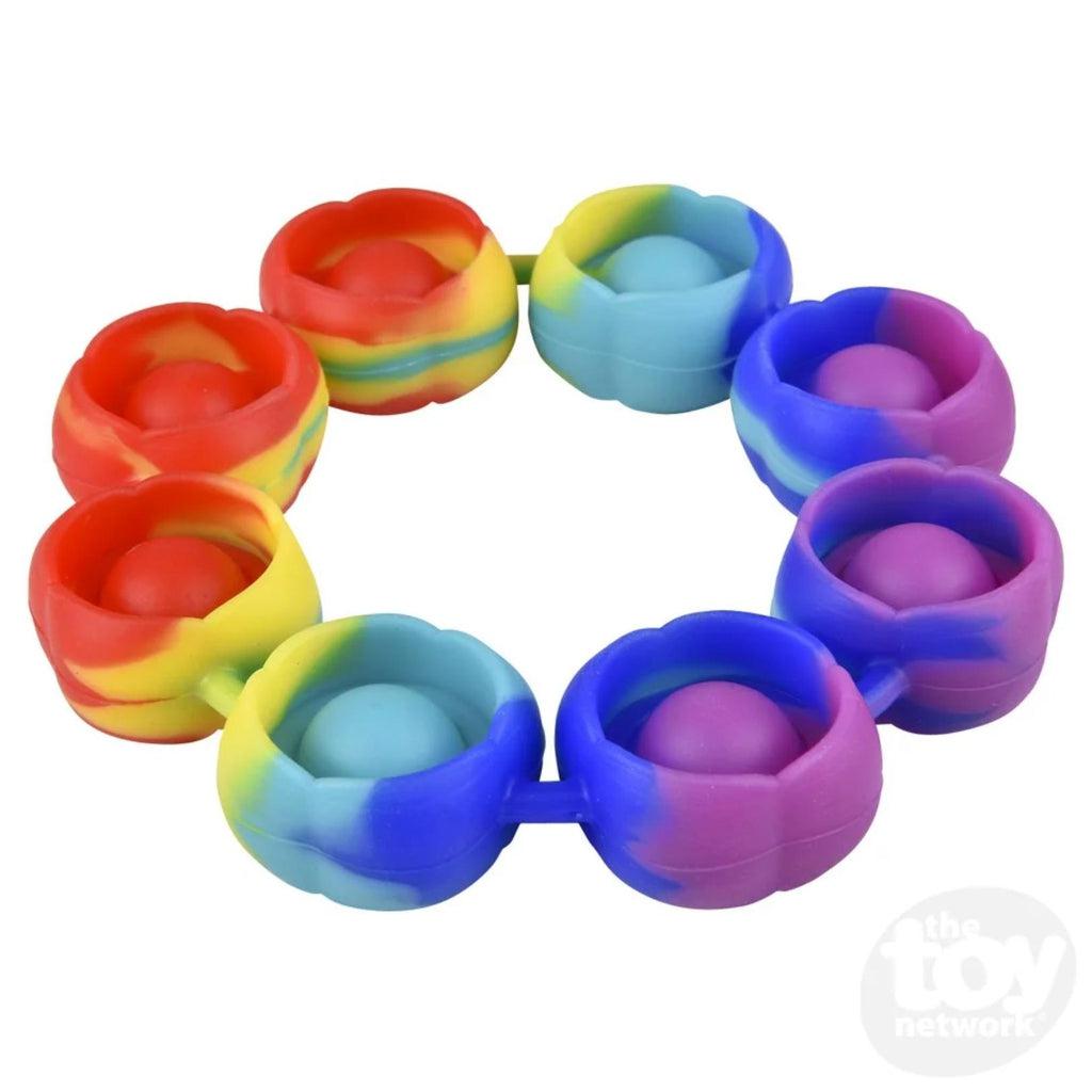 Rainbow Bubble Popper Bangle-The Toy Network-The Red Balloon Toy Store