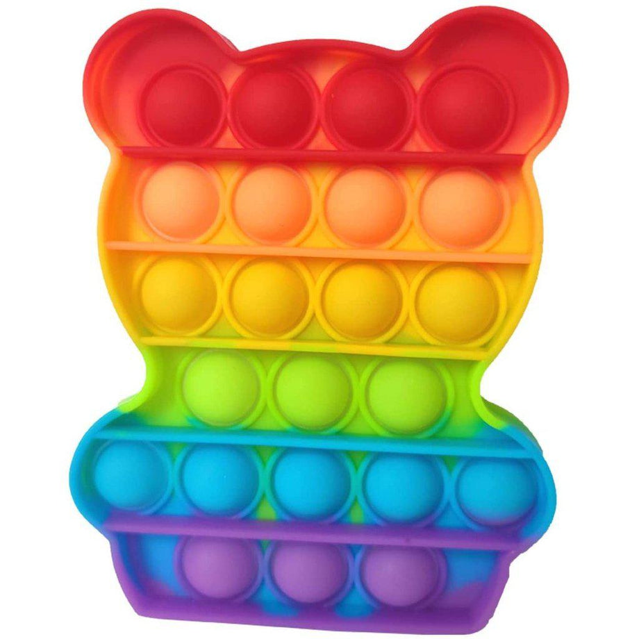 Rainbow Teddy Bear - Pop Fidget – The Red Balloon Toy Store