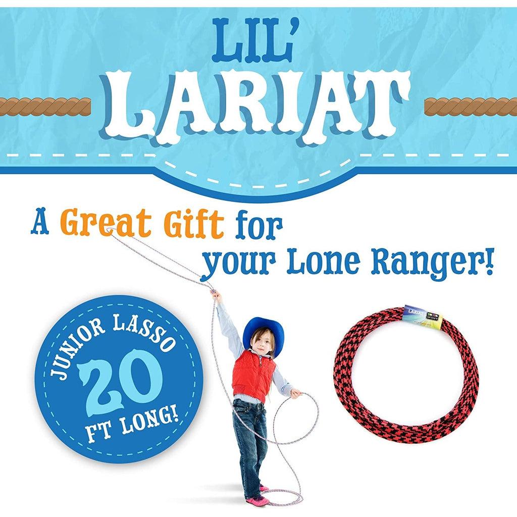 Raspberry and White Lariat Lasso 20'-Just Jump It-The Red Balloon Toy Store