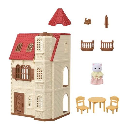 Red Roof Tower Home-Calico Critters-The Red Balloon Toy Store