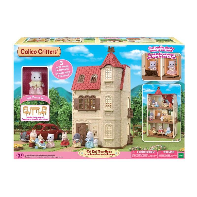 Red Roof Tower Home-Calico Critters-The Red Balloon Toy Store