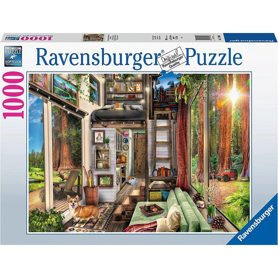 Redwood Forest Tiny House 1000pc - Ravensburger – The Red Balloon Toy Store