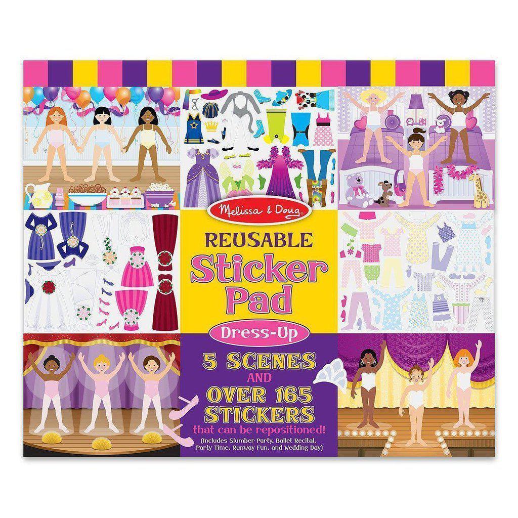Reusable Sticker Pad - Dress-Up-Melissa & Doug-The Red Balloon Toy Store