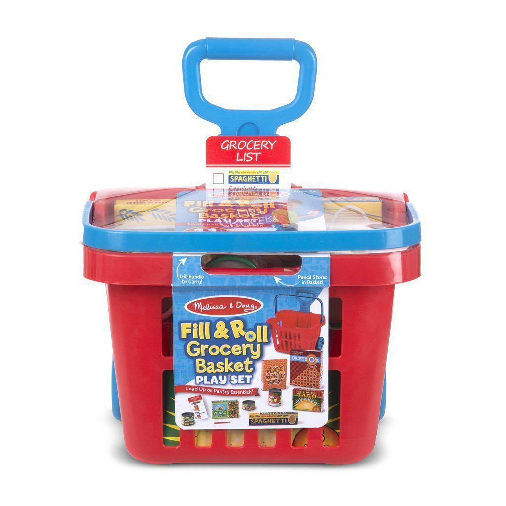 Rolling Grocery Basket-Melissa & Doug-The Red Balloon Toy Store