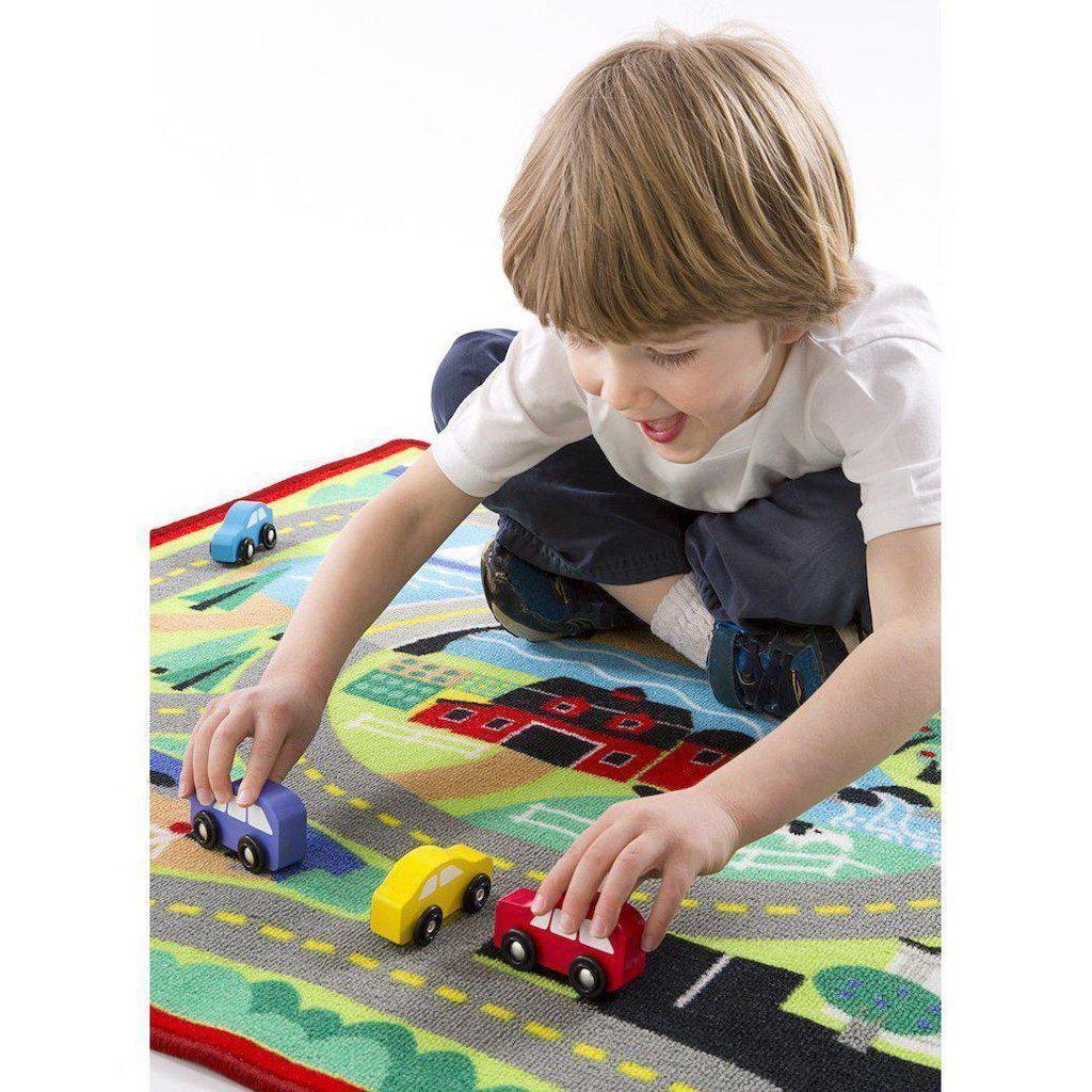 Round the Town Road Rug-Melissa & Doug-The Red Balloon Toy Store
