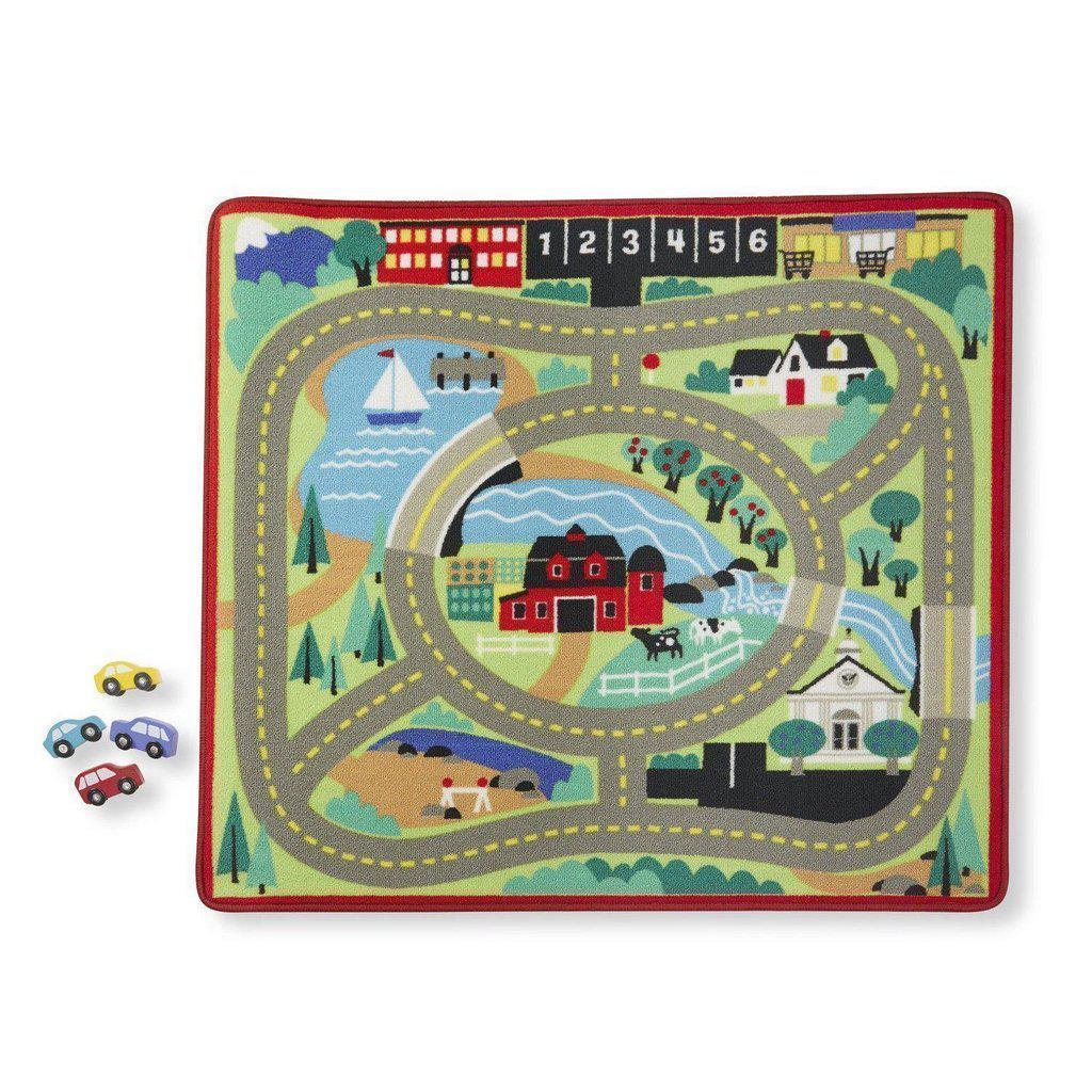 Round the Town Road Rug-Melissa & Doug-The Red Balloon Toy Store