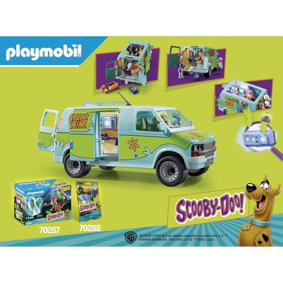 Playmobil SCOOBY-DOO! Mystery Machine Playset - 70286 – The Red Balloon Toy  Store