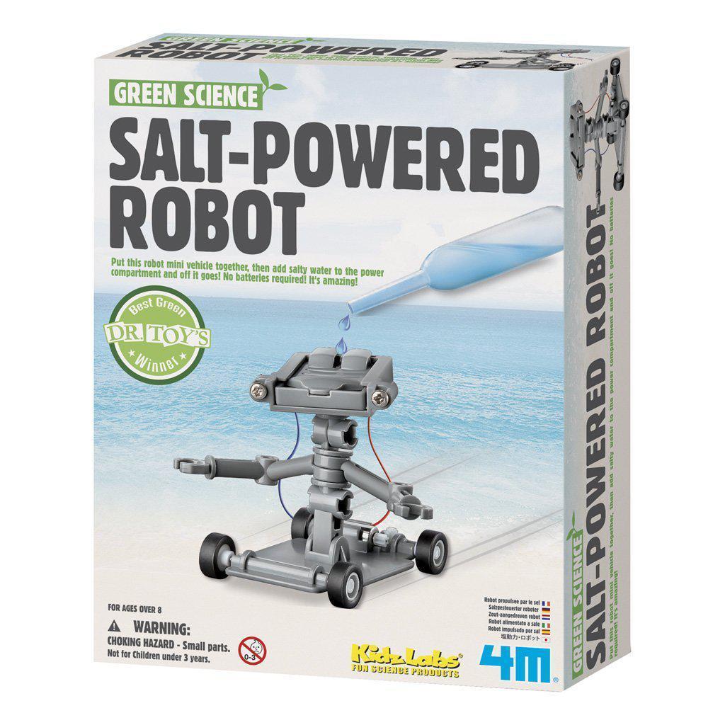 Salt Powered Robot-4M-The Red Balloon Toy Store