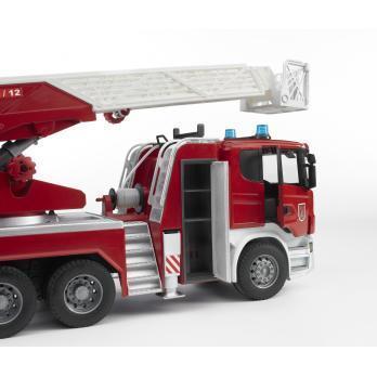 Scania R-Series Fire Engine with Water Pump-Bruder-The Red Balloon Toy Store