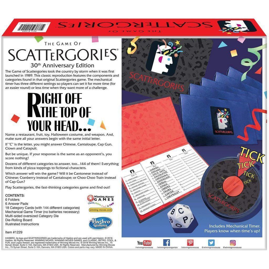Scattergories® 30th Anniversary Edition-Winning Moves Games-The Red Balloon Toy Store