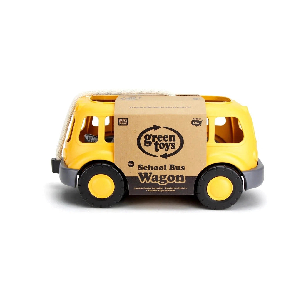 School Bus Wagon-Green Toys-The Red Balloon Toy Store