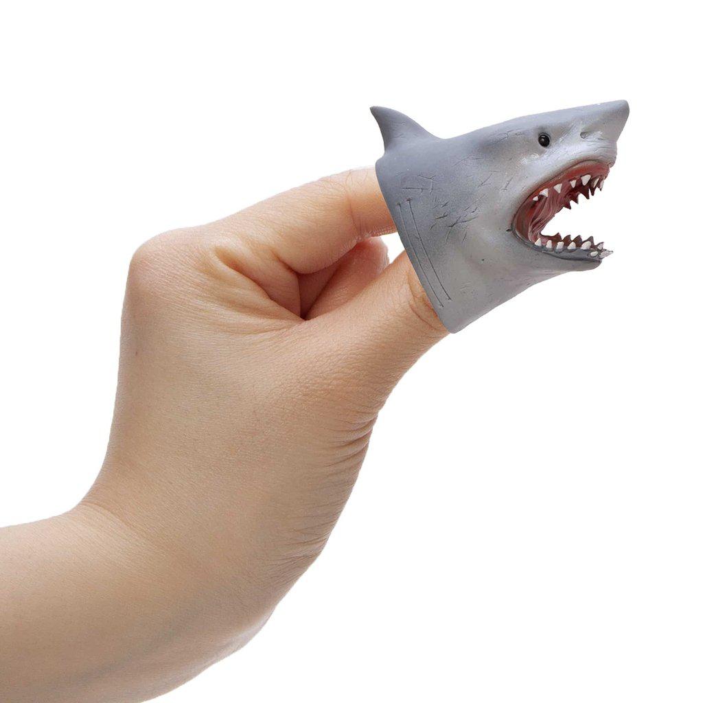Schylling Shark Baby Finger Puppet-Schylling-The Red Balloon Toy Store