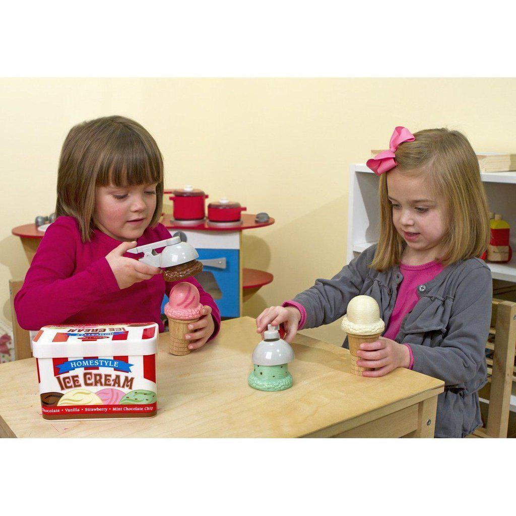 Scoop & Stack Ice Cream Cone Playset-Melissa & Doug-The Red Balloon Toy Store