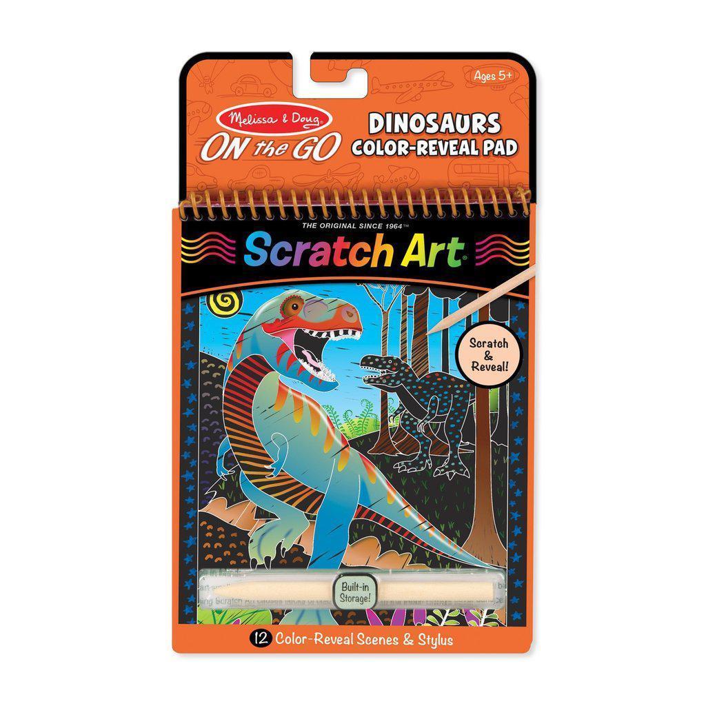 Melissa & Doug on The Go Scratch Art Color Reveal Activity Pad - Dinosaurs