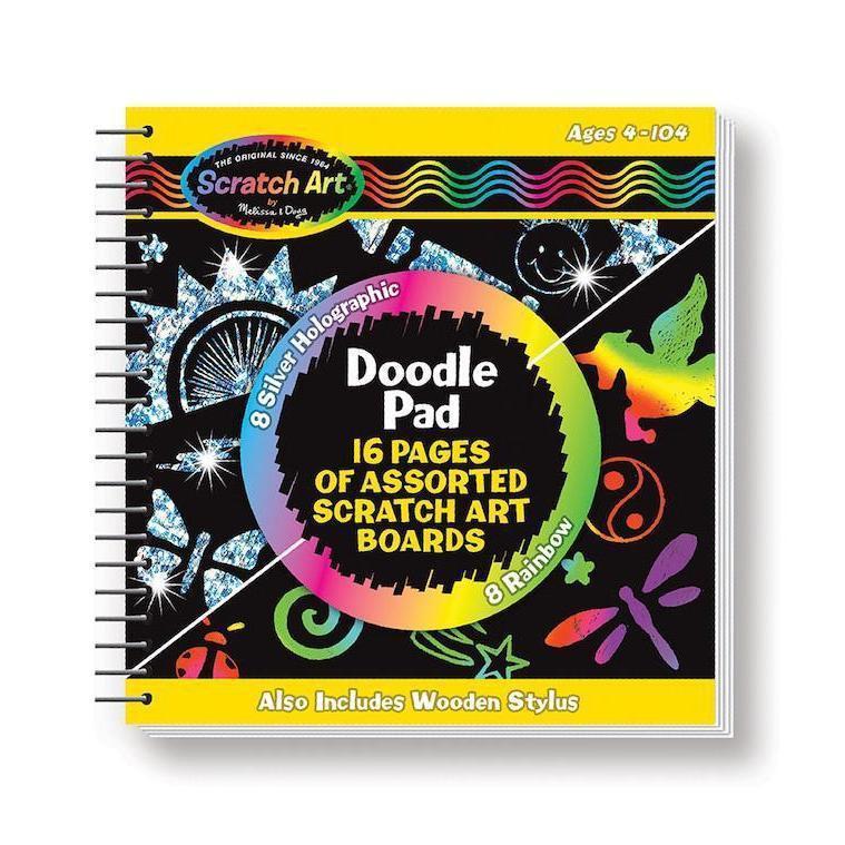 Scratch Art Doodle Pad-Melissa & Doug-The Red Balloon Toy Store