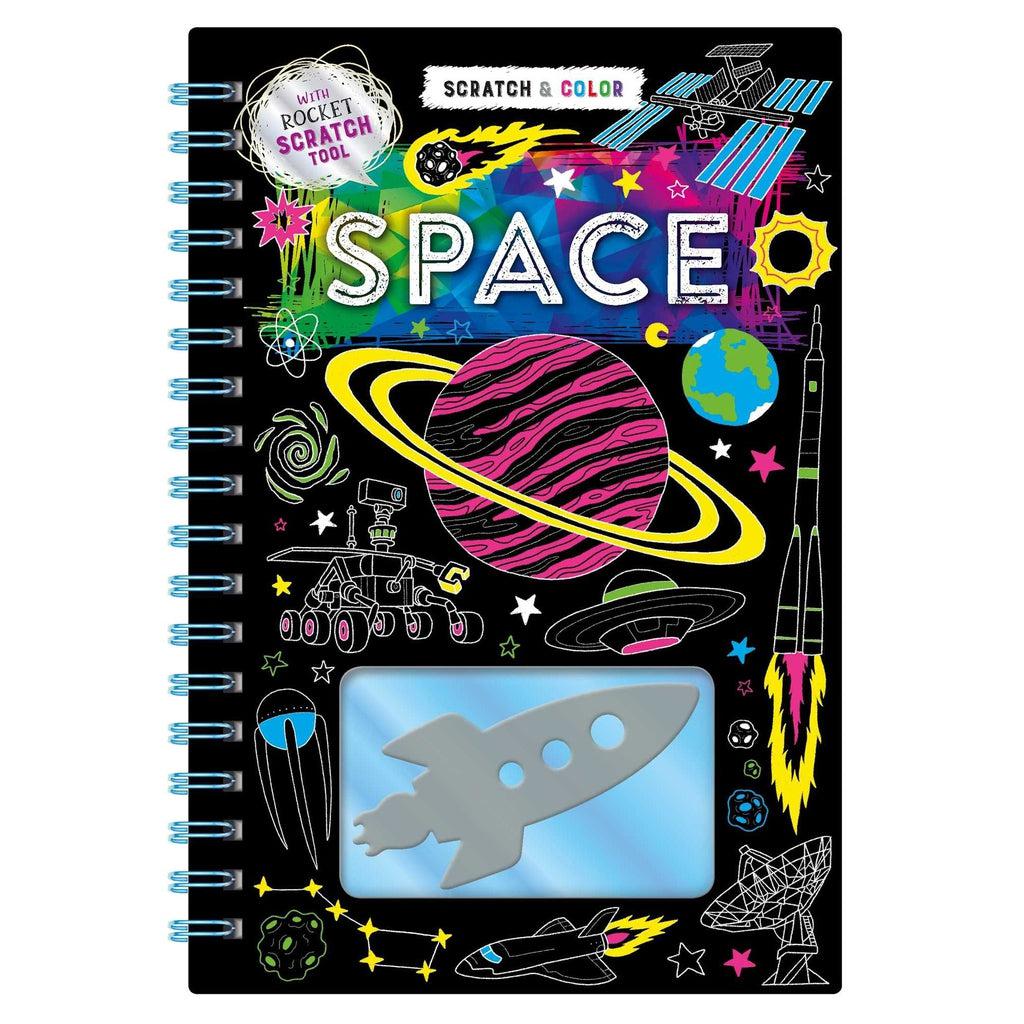 Scratch & Color Space-Simon & Schuster-The Red Balloon Toy Store