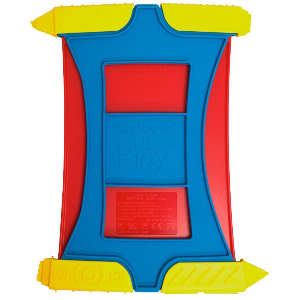 Scribble N' Play with Carry Case-Boogie Board-The Red Balloon Toy Storethe back of the boogie board is simple blue and red plastic