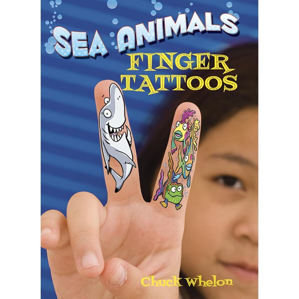 Sea Animals Finger Tattoos-Dover Publications-The Red Balloon Toy Store