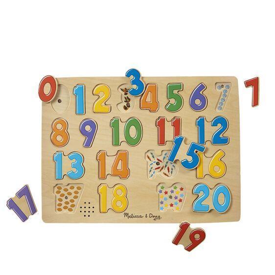 See & Hear Sound Puzzle - Numbers-Melissa & Doug-The Red Balloon Toy Store