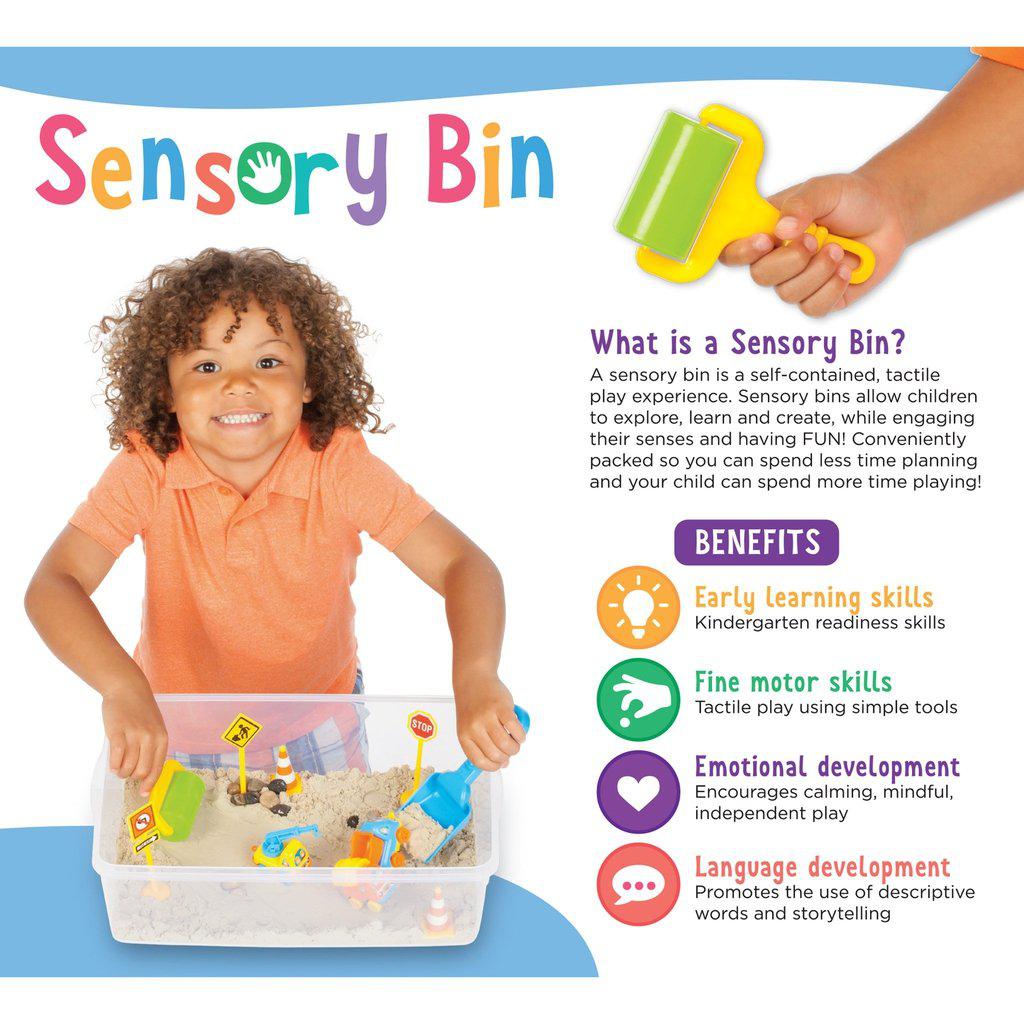 Sensory Bin: Construction Zone-Creativity for Kids-The Red Balloon Toy Store