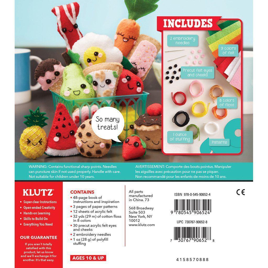 12 Pre-Cut Mini Treats Dessert Fun Kids Sewing Kit for Kids Ages 8