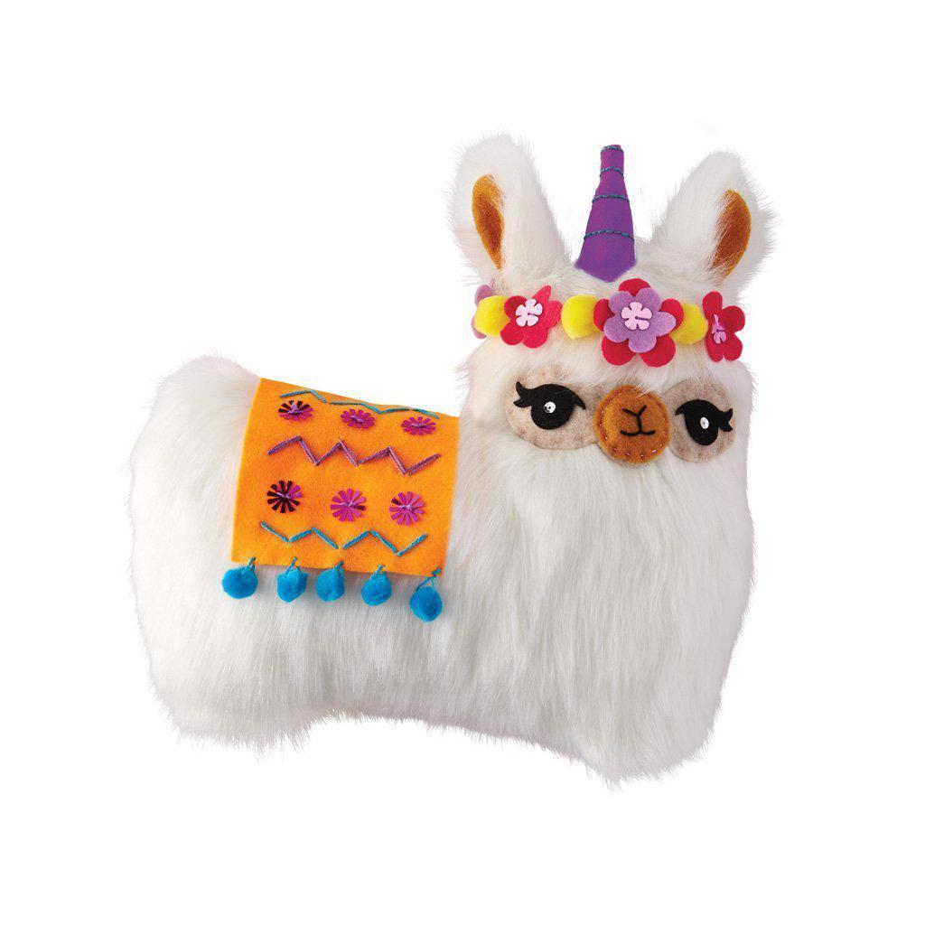 Sew Your Own Furry Llama Pillow-KLUTZ-The Red Balloon Toy Store