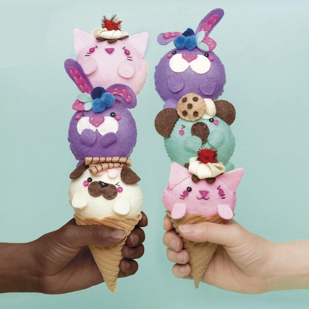 Sew Your Own Ice Cream Animals-KLUTZ-The Red Balloon Toy Store
