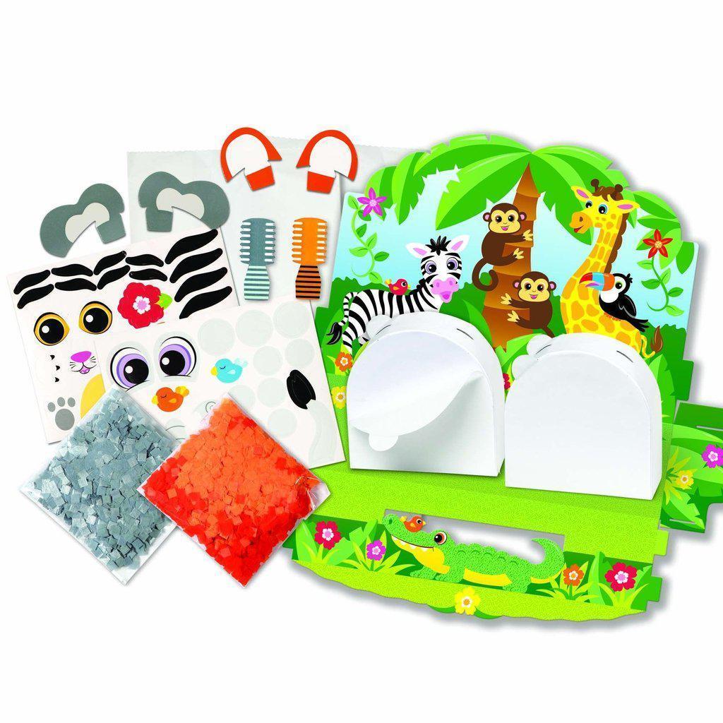 Shake It! Safari Animals Beginner Craft Kit-Melissa & Doug-The Red Balloon Toy Store